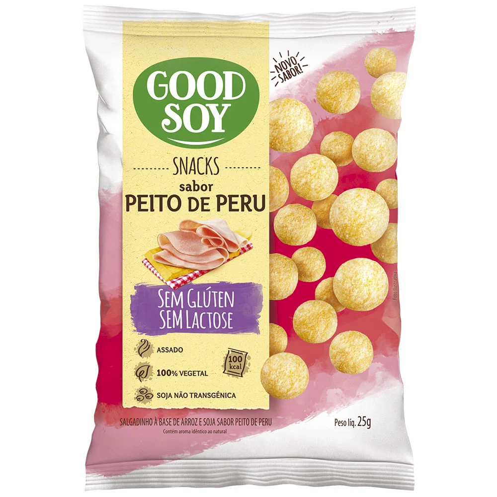 Snack de Soja GoodSoy Peito de Peru - Belive
