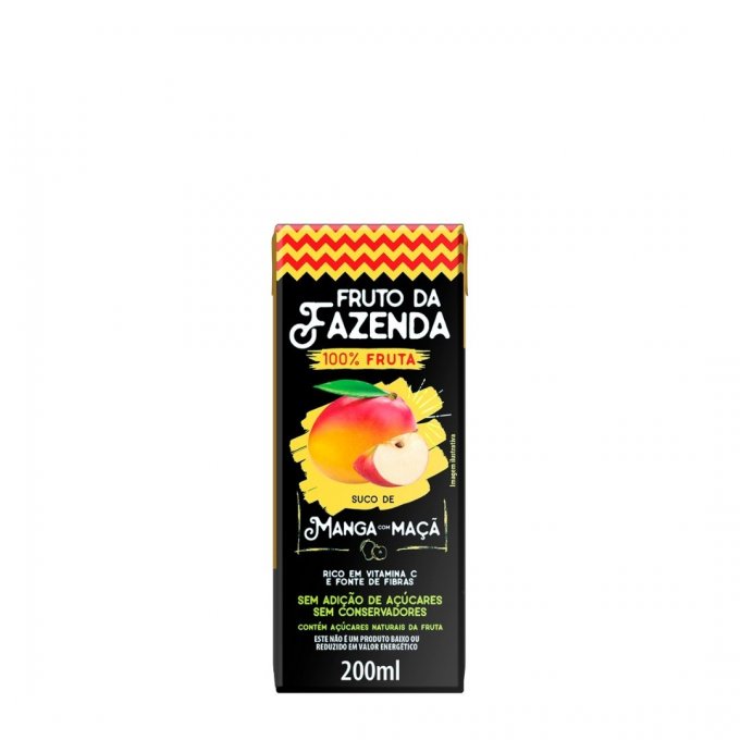 Suco de Manga e Maçã - Fruto da Fazenda