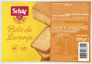 Bolo de Laranja - Schar