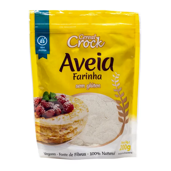 Farinha de Aveia s/ Glúten - Leve Croc