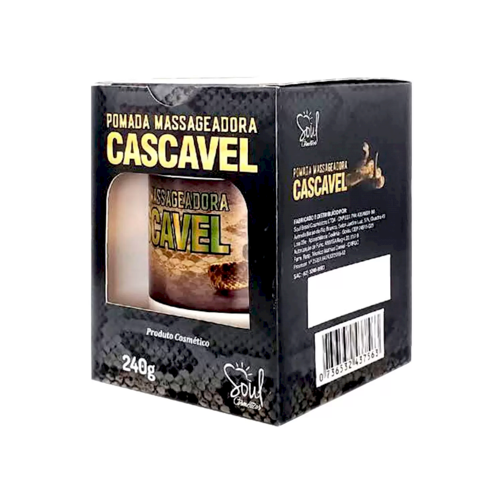 Pomada Massageadora Cascavel - Soul Cosméticos