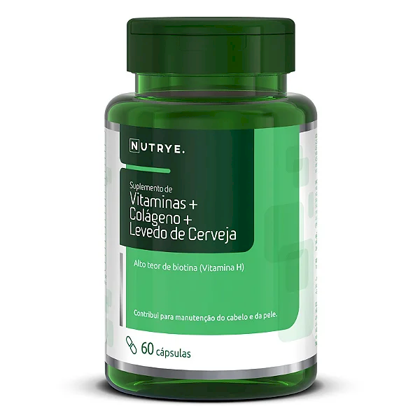 Vitaminas + Colágeno + Levedo de Cerveja - Nutrye 