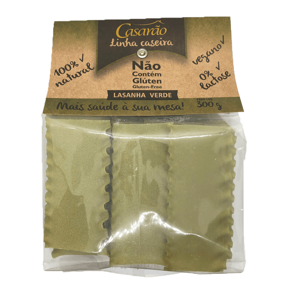 Massa Lasanha Verde - Casarão
