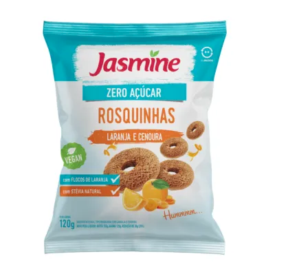 Rosquinhas Integrais Laranja e Cenoura - Jasmine