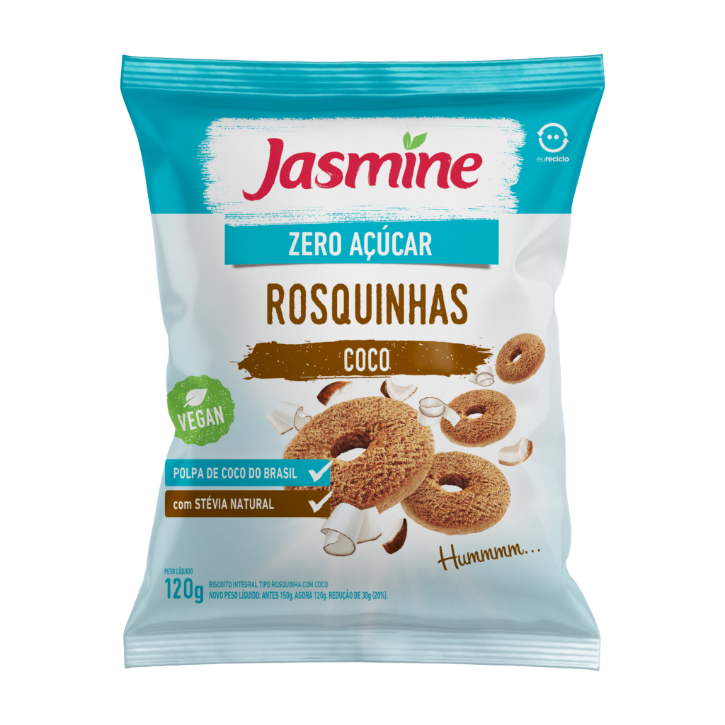 Rosquinhas Integrais Coco - Jasmine