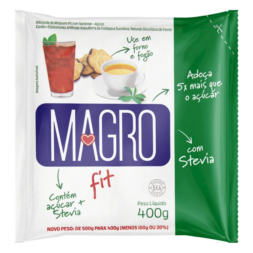 Adoçante Magro Fit c/ Stevia 