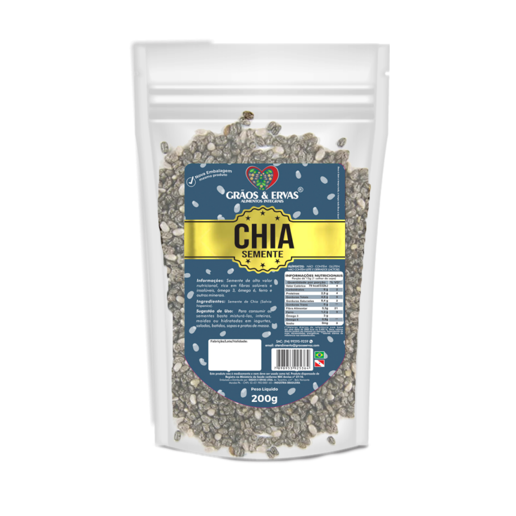 Semente de Chia - Grãos&Ervas