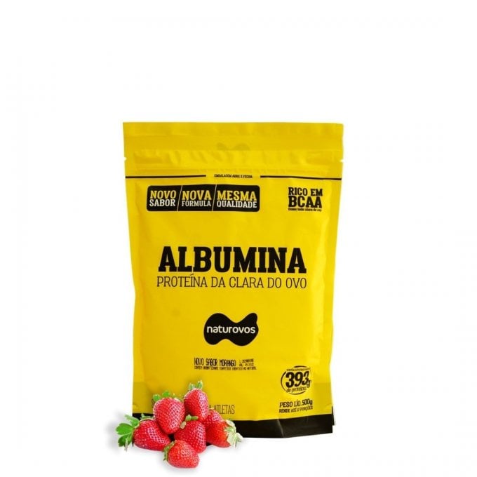 Albumina Morango - Naturovos