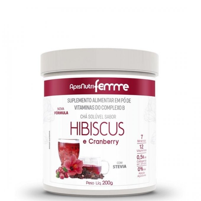 Chá de Hibiscus e Cranberry - ApisNutri 