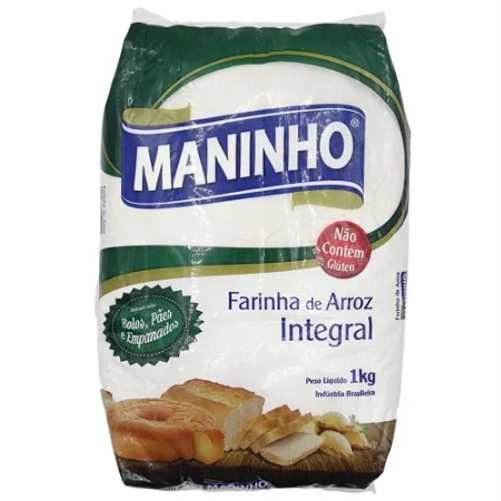 Farinha de Arroz Integral - Maninho