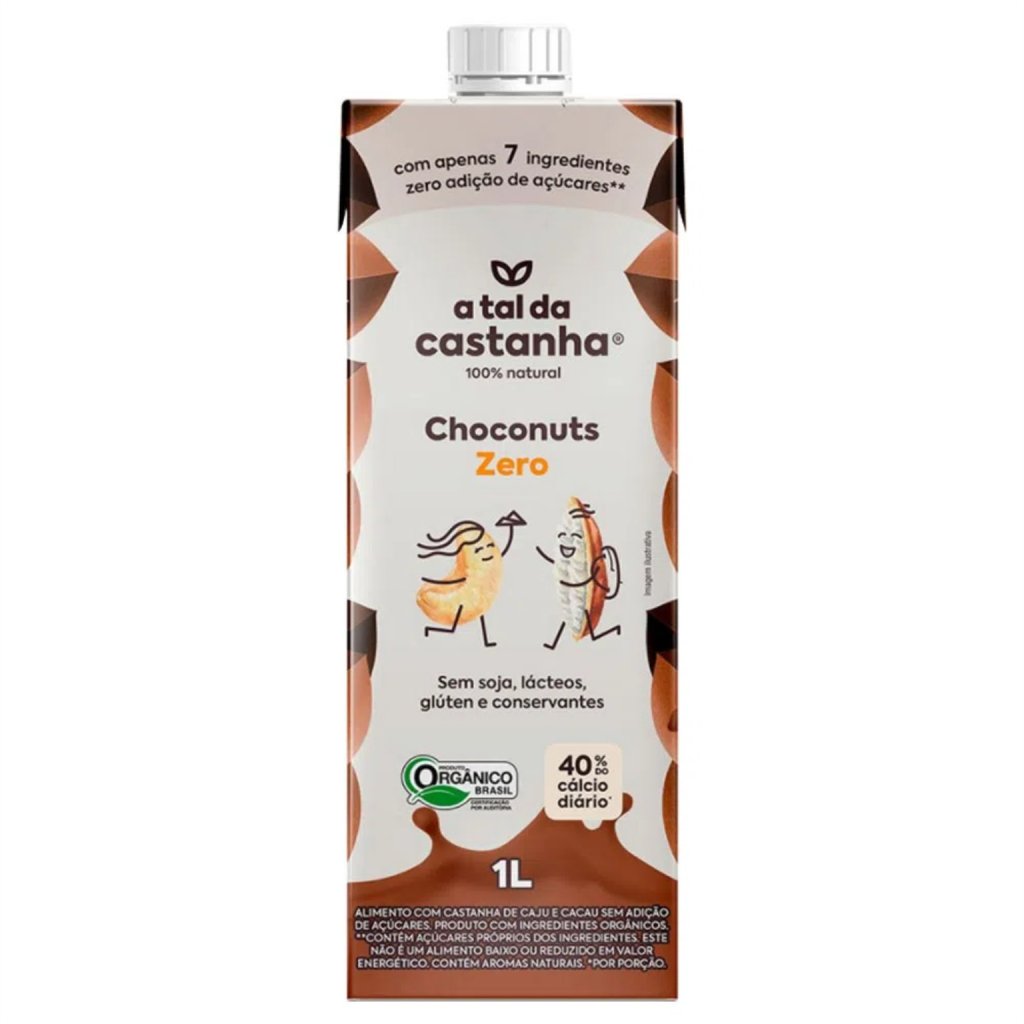 Bebida Vegetal Choconuts Zero - A Tal da Castanha