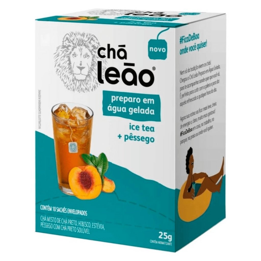 Chá Gelado Ice Tea e Pêssego - Leão
