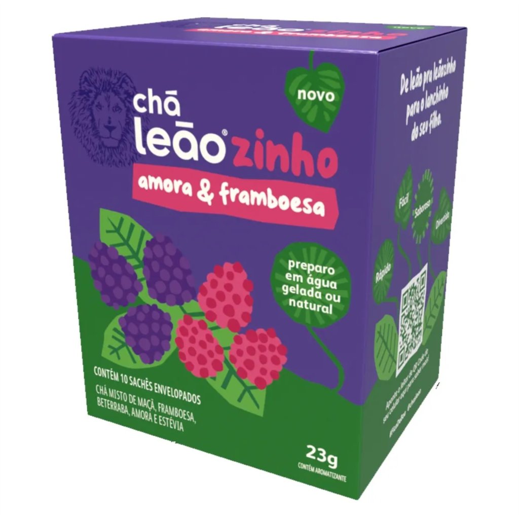 Chá de Amora e Framboesa - Leão Kids