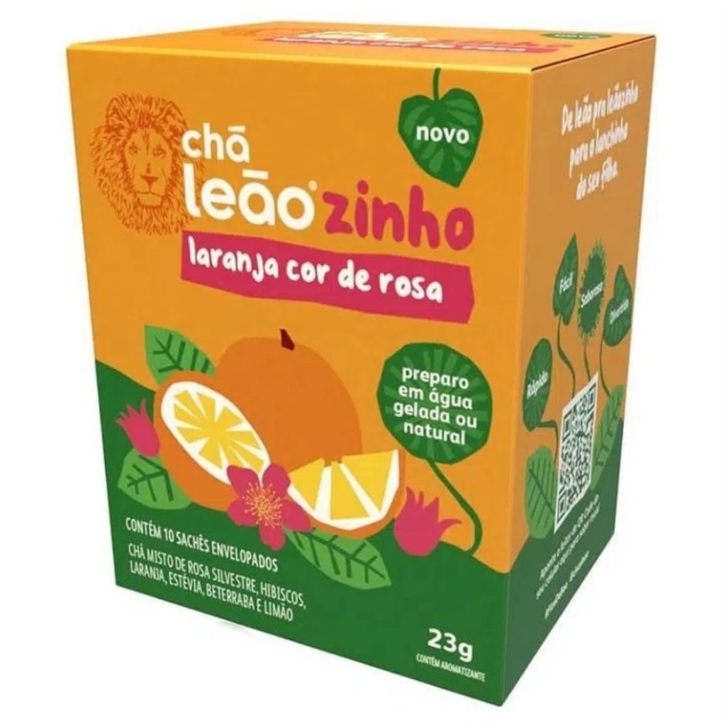 Chá de Laranja Rosa - Leão Kids