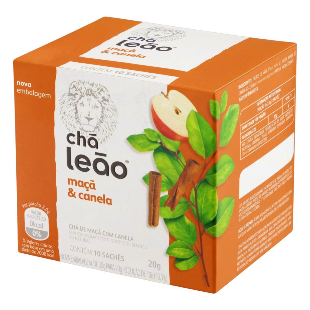 Chá de Maçã com Canela - Leão