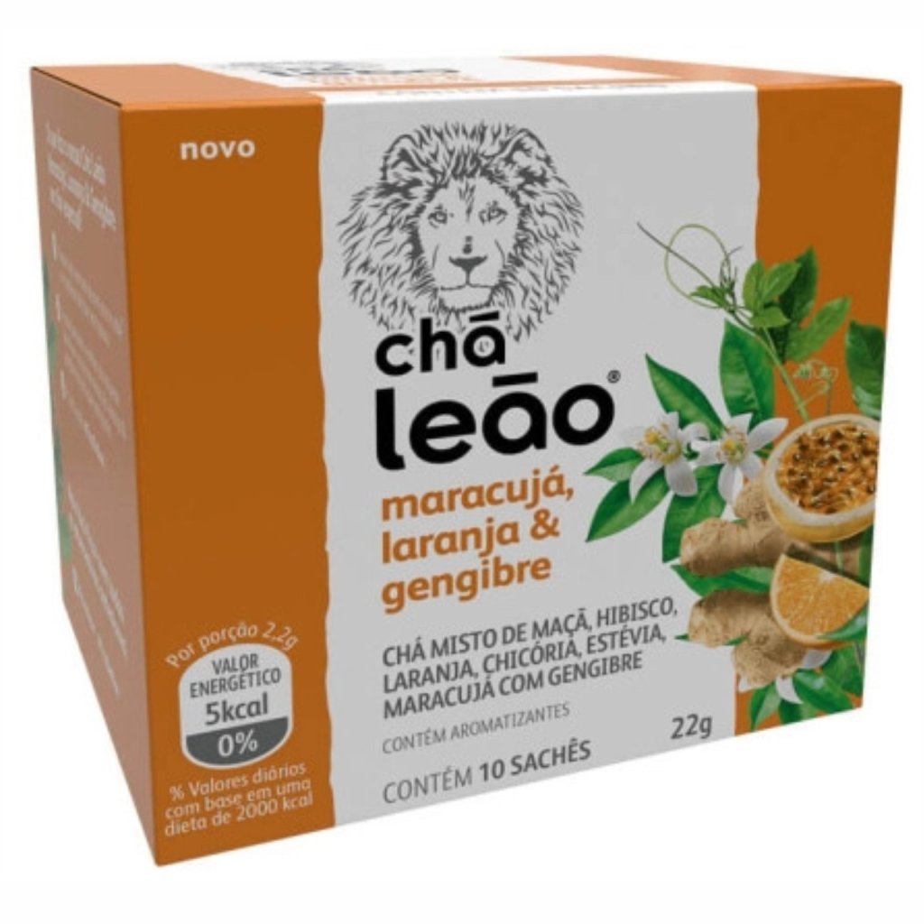 Chá de Maracujá, Laranja e Gengibre - Leão