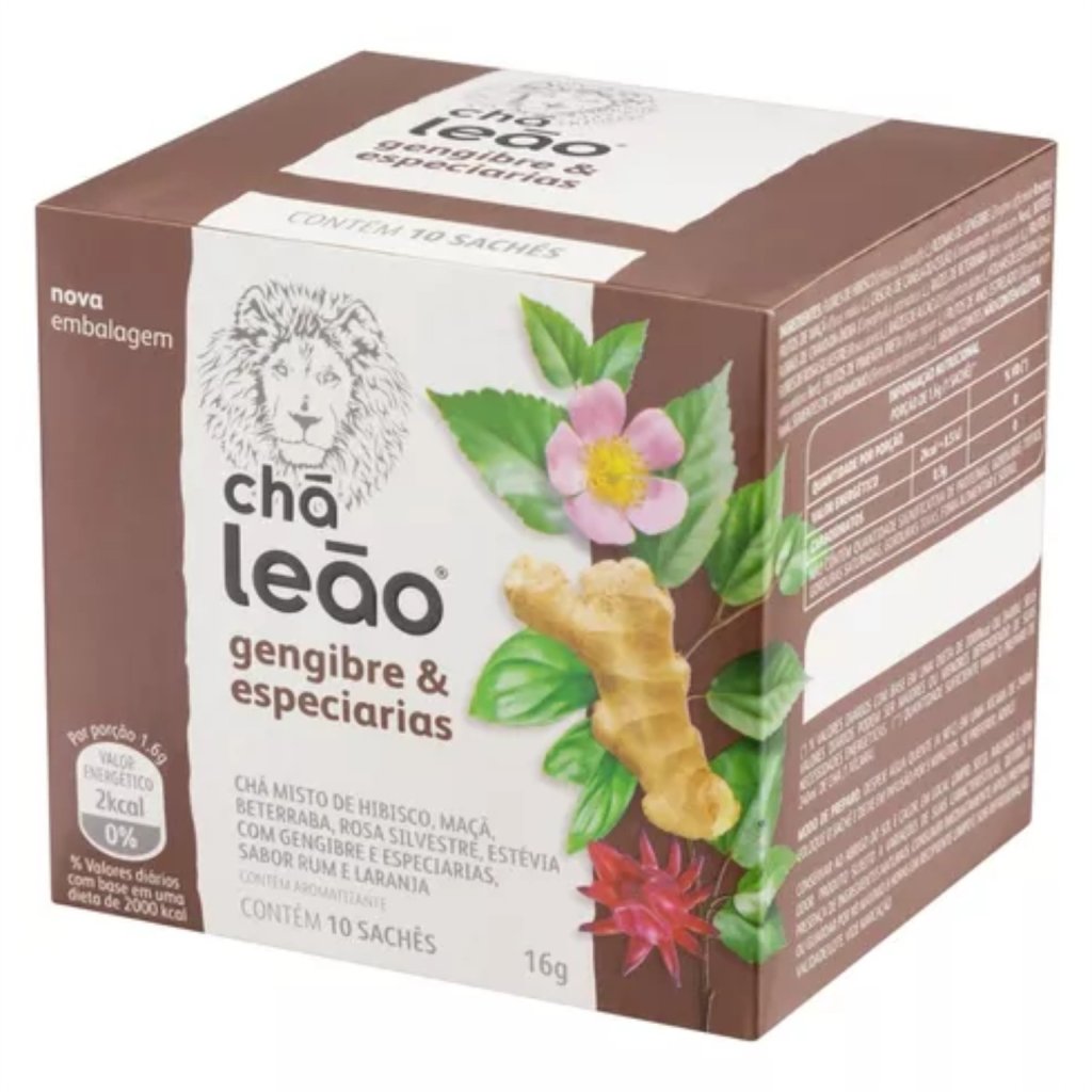 Chá de Gengibre e Especiarias - Leão