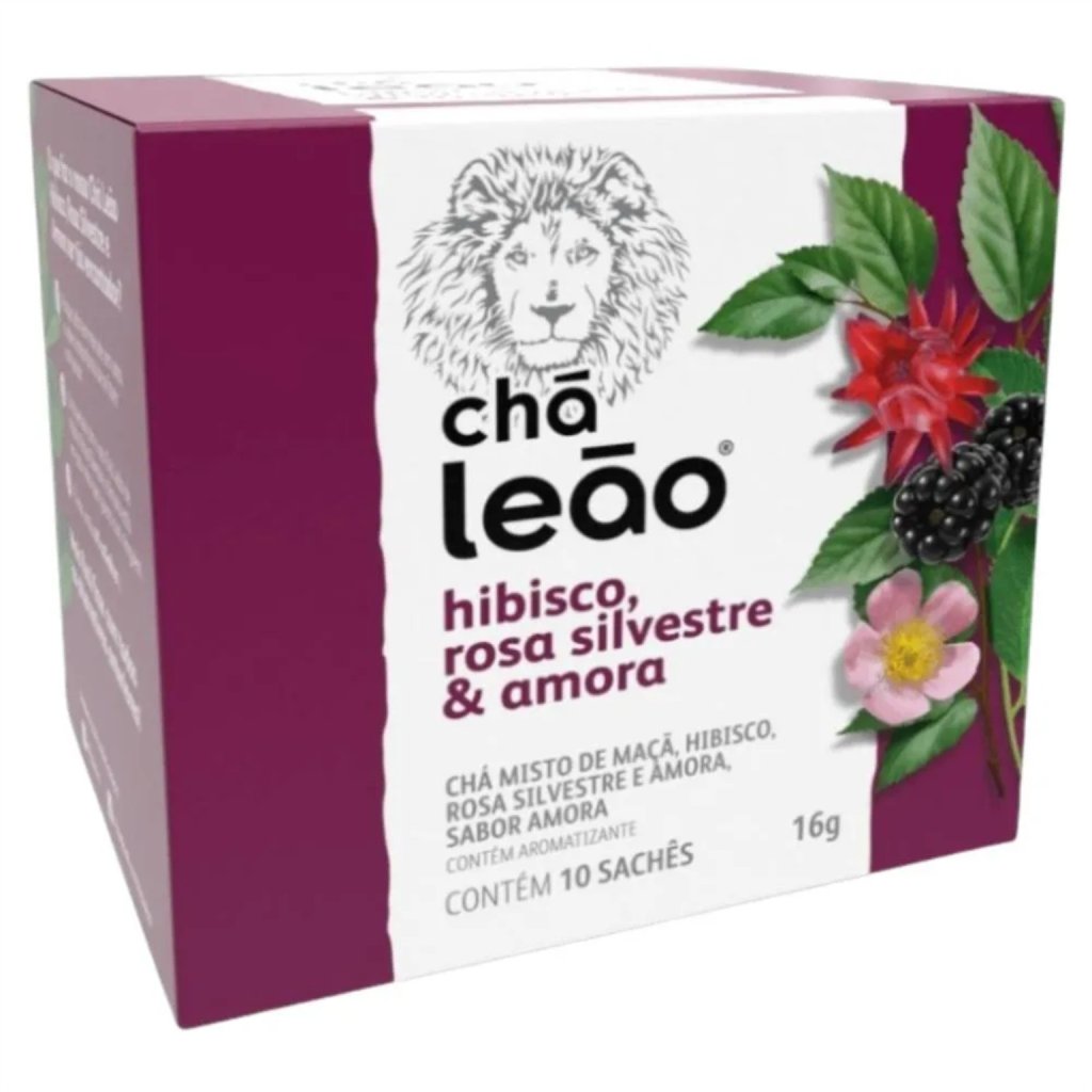 Chá de Hibisco, Rosa Silvestre e Amora - Leão