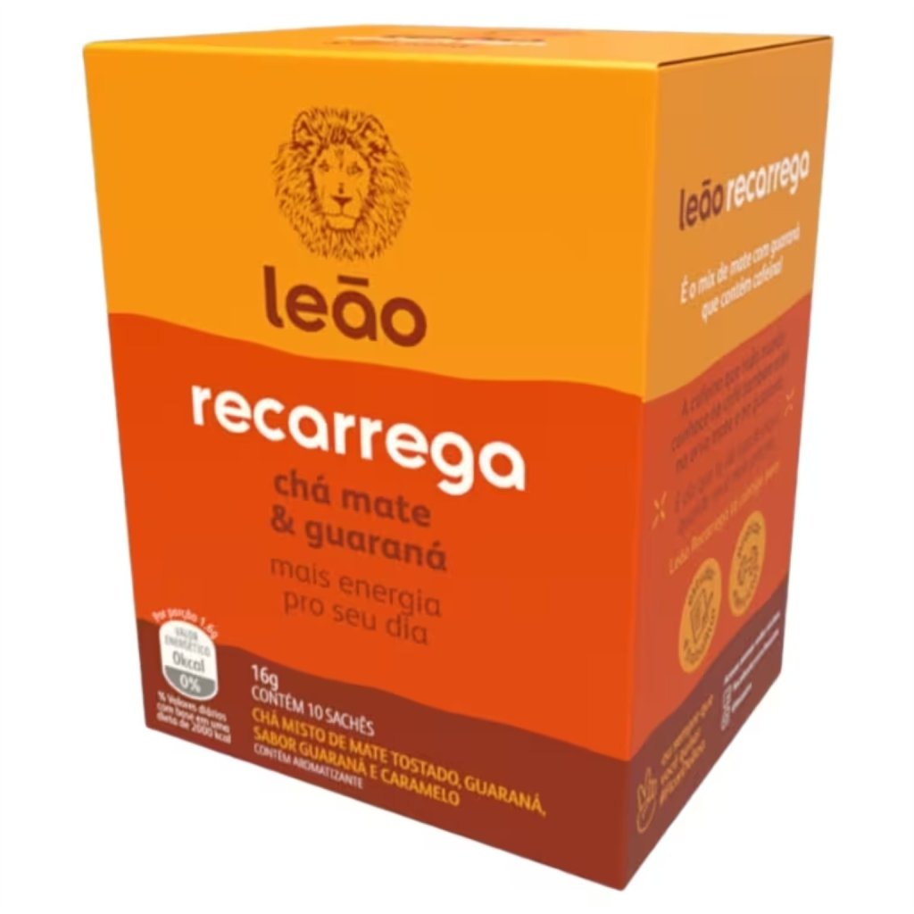 Chá Recarrega Chá Mate e Guaraná - Leão