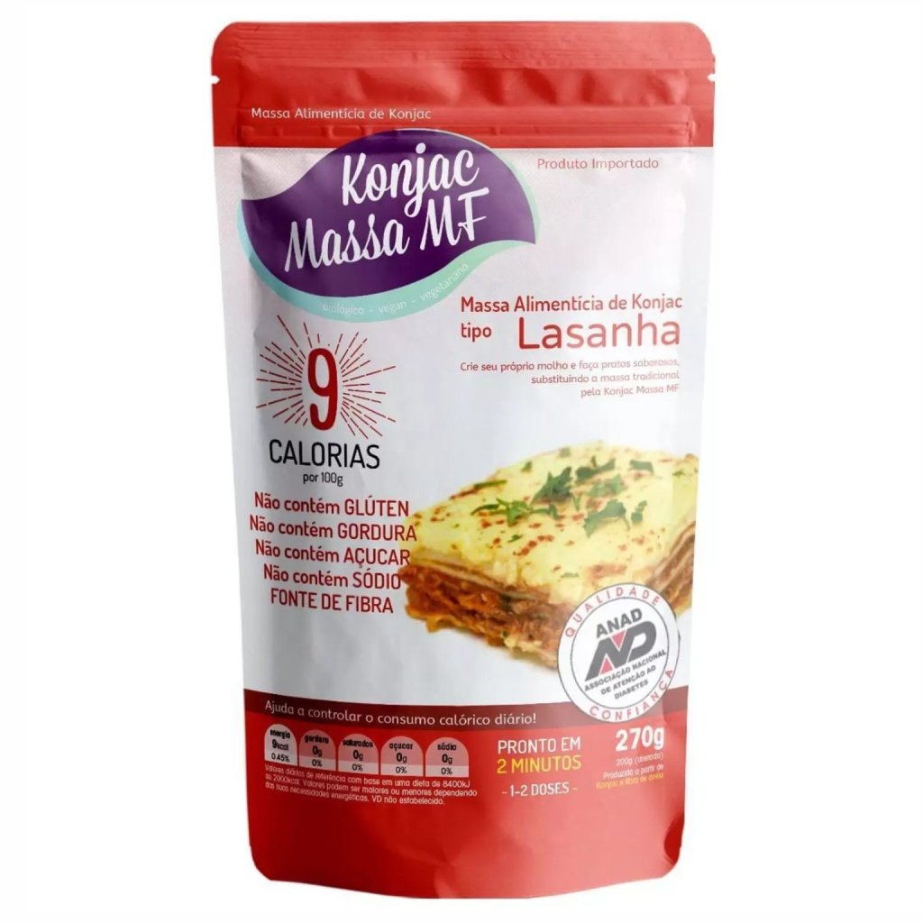 Massa Tipo Lasanha - Konjac