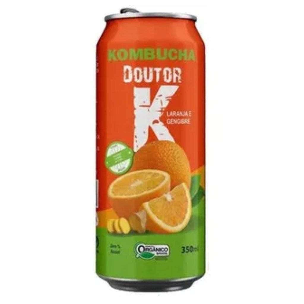 Kombucha Laranja c/ Gengibre Organico - Dr. K