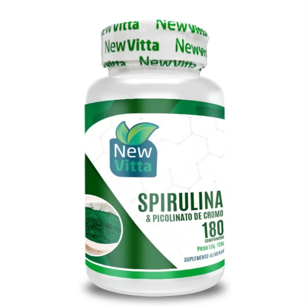 Spirulina e Picolinato de Cromo - NewVitta 