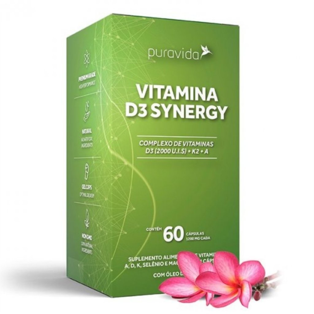 Vitamina D3 Synergy - Puravida 
