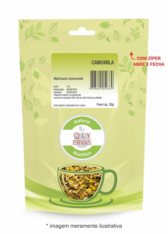 Chá de camomila QlyErvas 