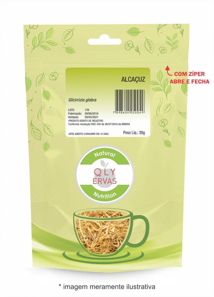 Chá de alcaçuz QlyErvas 