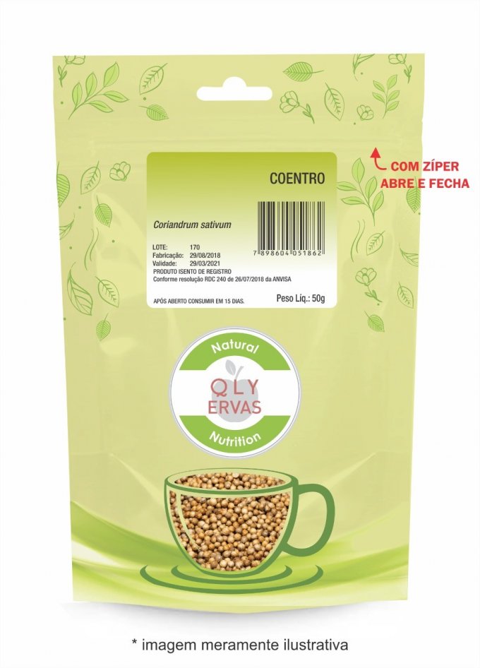 Chá de coentro QlyErvas 