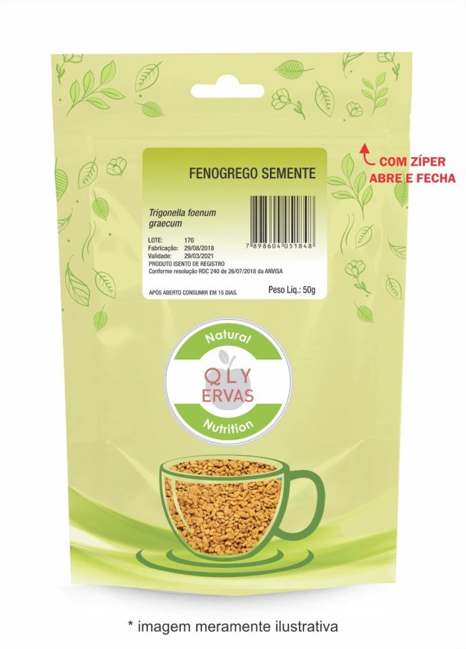 Chá de fenogrego QlyErvas 