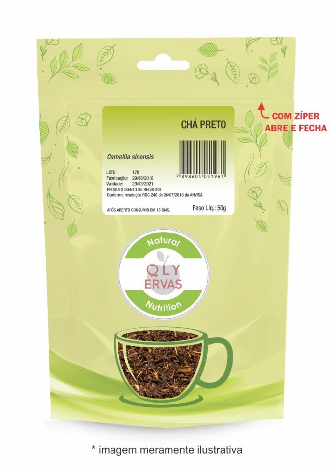 Chá preto QlyErvas 