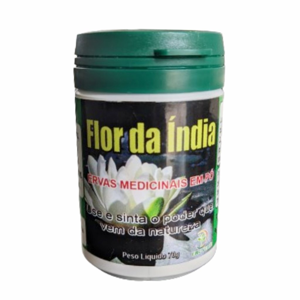 Flor da índia em pó - Erva Verde