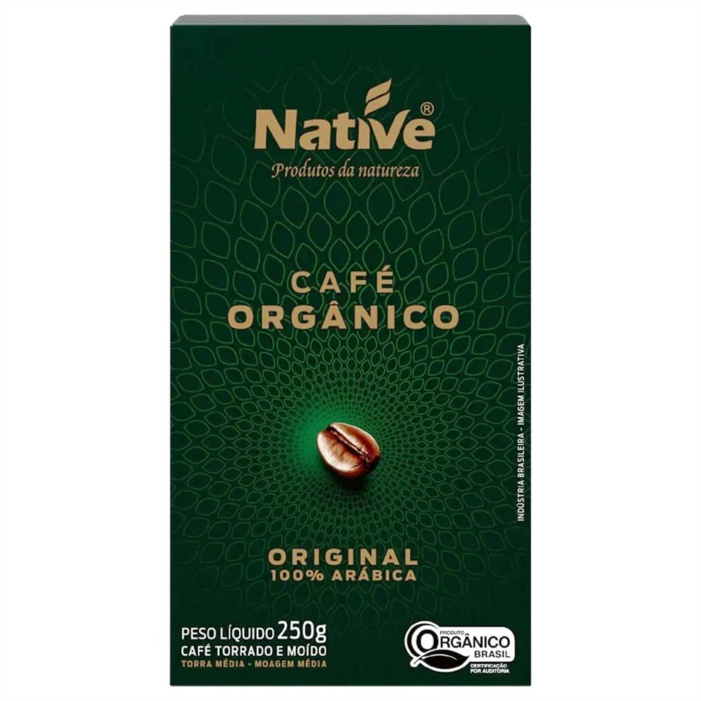 Café Orgânico Torrado e Moído - NATIVE