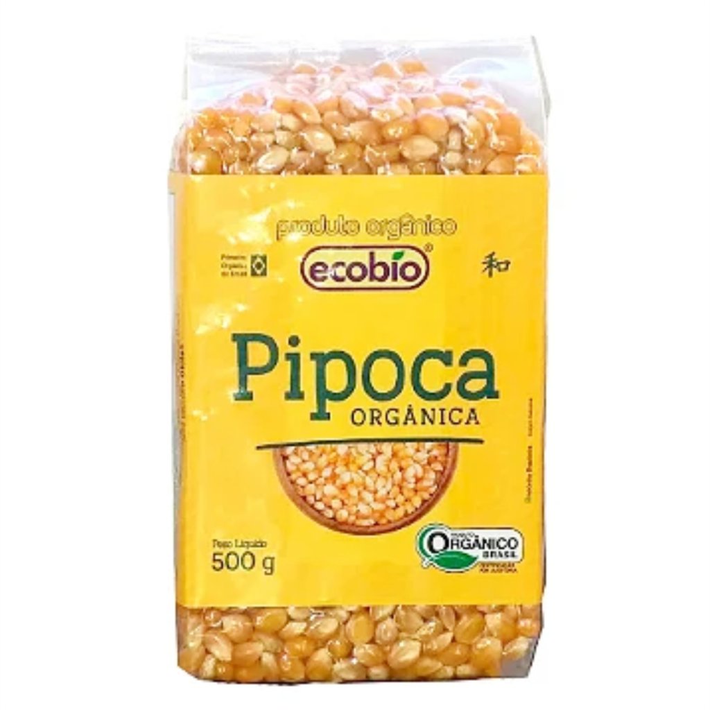 Milho para Pipoca Orgânico Vácuo - Ecobio 