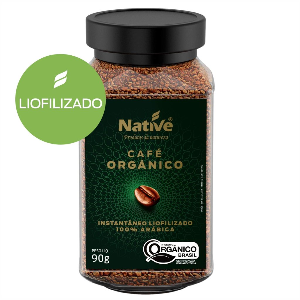 Café Orgânico Instantâneo Liofolizado -  Native