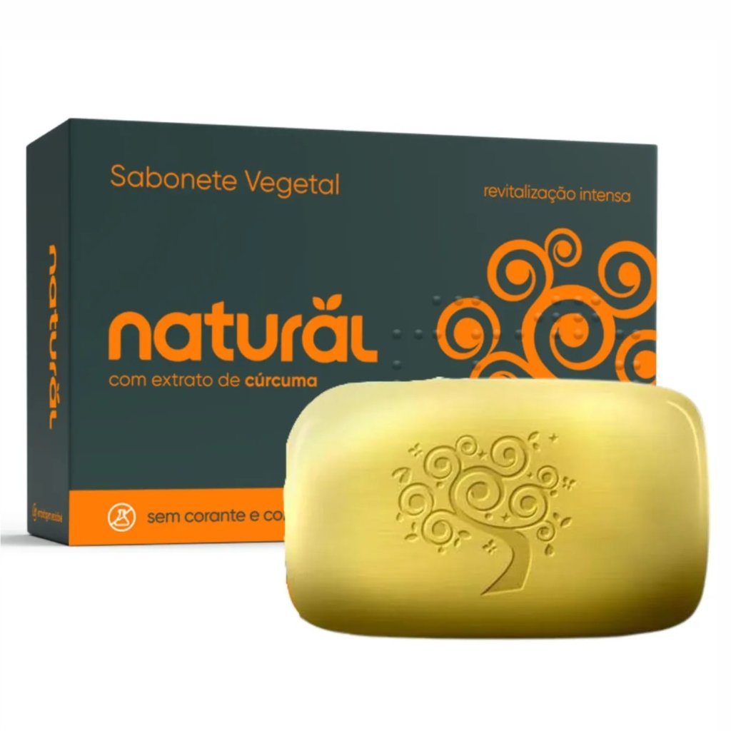 Sabonete Natural Cúrcuma - Suavetex