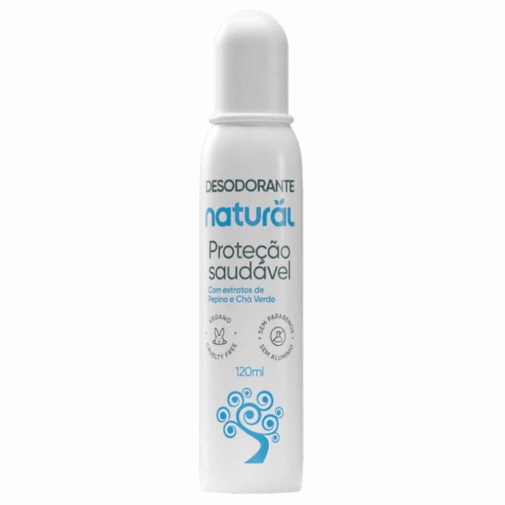 Desodorante Natural Pepino e Chá Verde - Suavetex