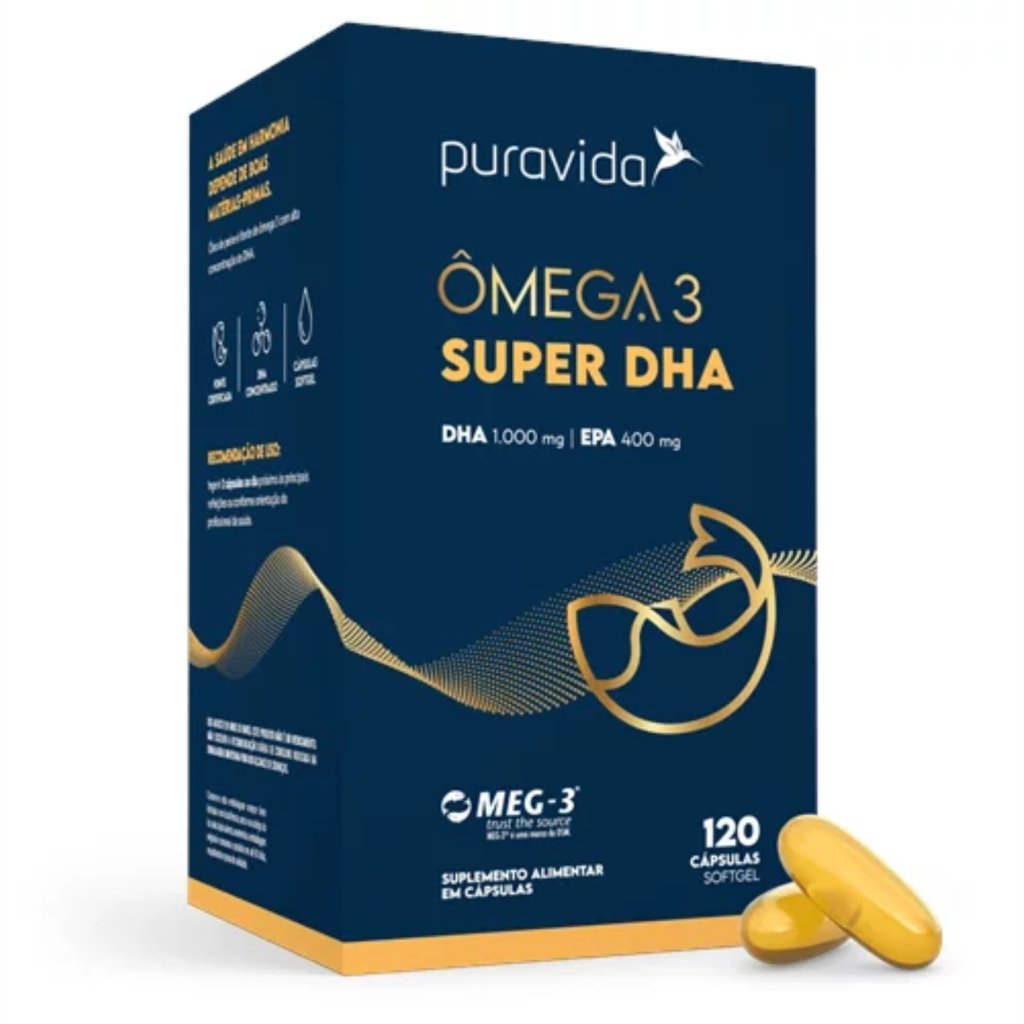 Ômega 3 Super DHA - Puravida 