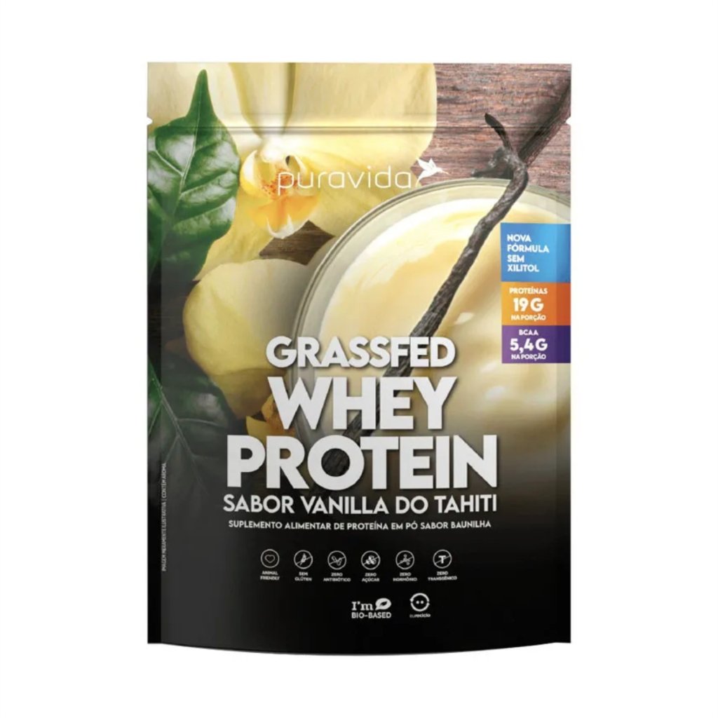 Grassfed Whey Protein Vanilla do Tahiti - Puravida