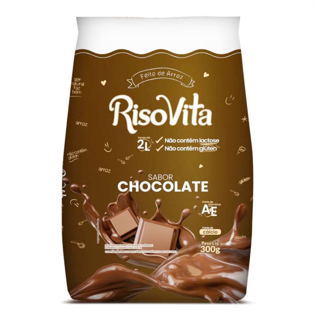 Bebida de Arroz em Pó Chocolate -  Risovita