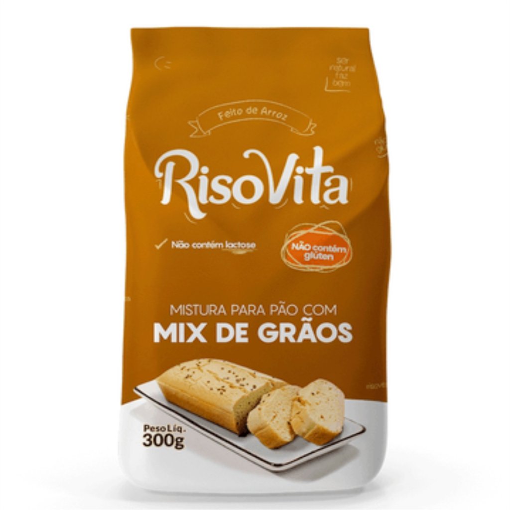 Mistura p/ Pão c/ Mix de Grãos - Risovita