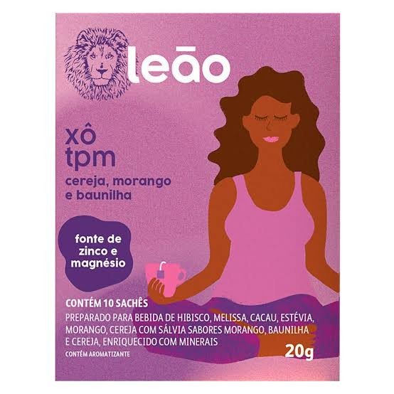 Chá Xô Tpm Cereja Morango Baunilha - Leão 