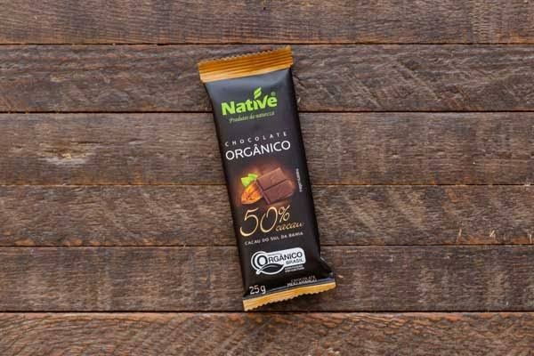 Chocolate orgânico 50% Cacau - Native 