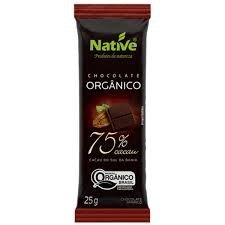 Chocolate Orgânico 75% Cacau - Native