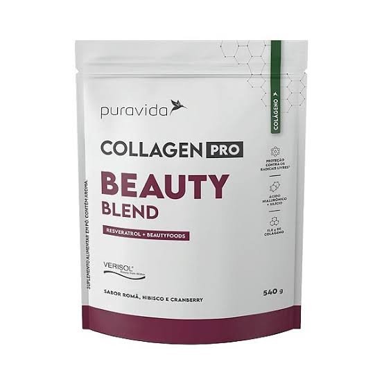 CollagenPro Beauty Blend Sabor Romã, Hibisco & Cranberry - PuraVida
