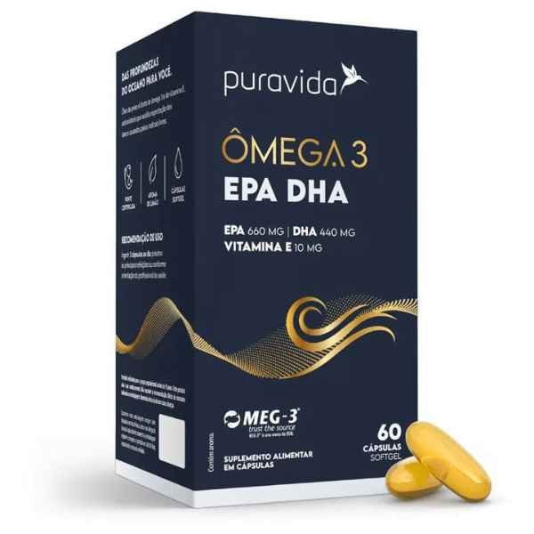 Ômega 3 EPA DHA - Puravida