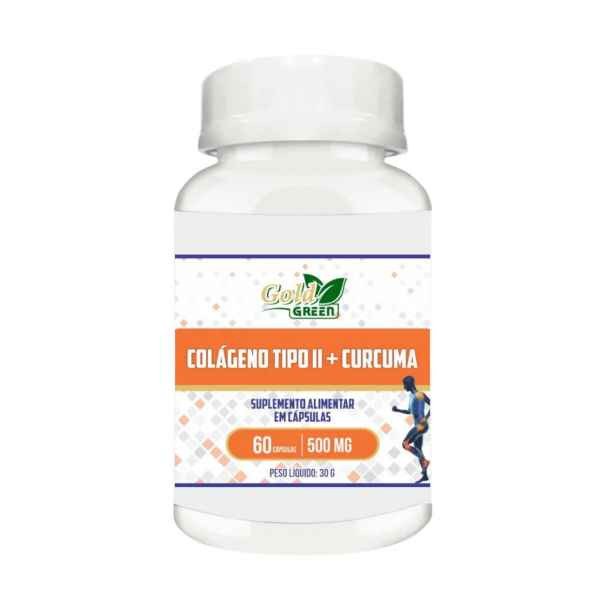 Colágeno Tipo II + Cúrcuma Gold Green