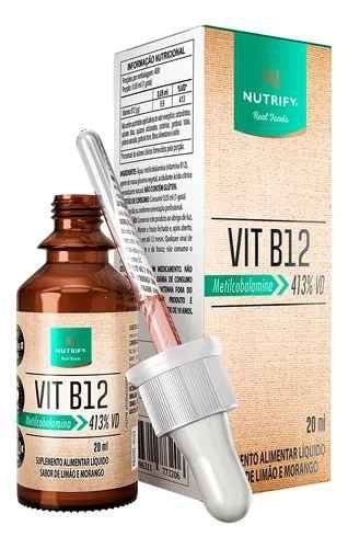 Vit B12 em Gotas Nutrify
