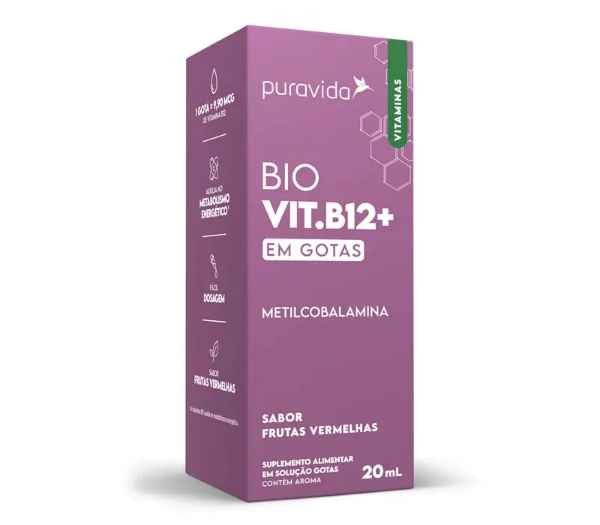 Bio Vit.B12+ em Gotas Puravida